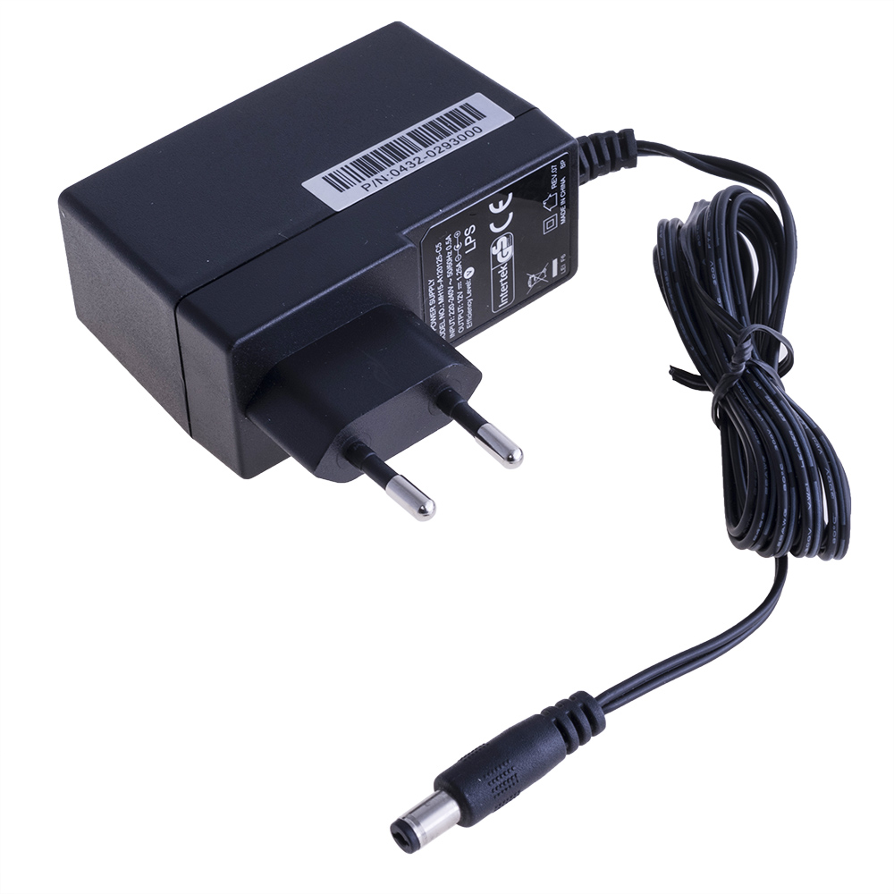 Блок живлення з вилкою 15W 12V, роз'єм:2.1x5.5мм, MH15-A120125-C5