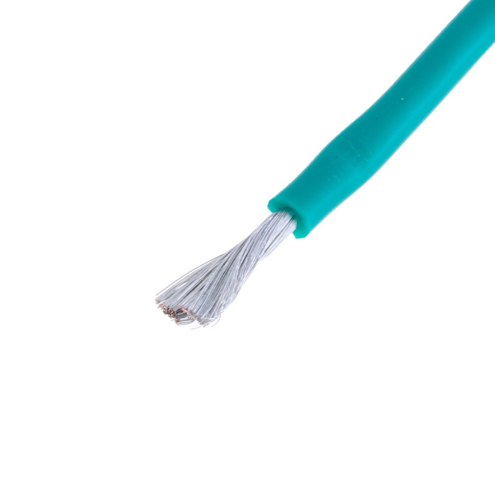 Силіконовий провід 16AWG (1.3mm² 252/0.08TS) зелений