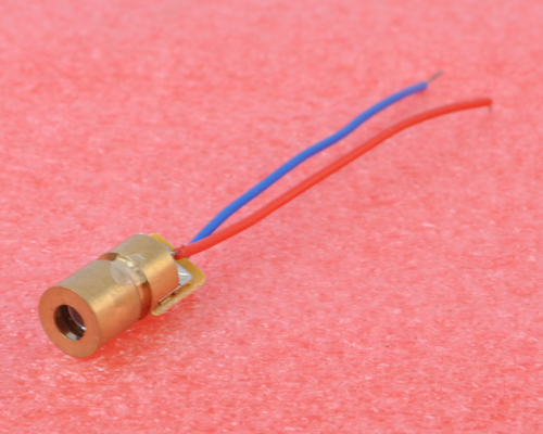 Mini 650nm 6mm 5V 5mW Laser Dot Diode Module Head WL Red (лазерний світлодіод)