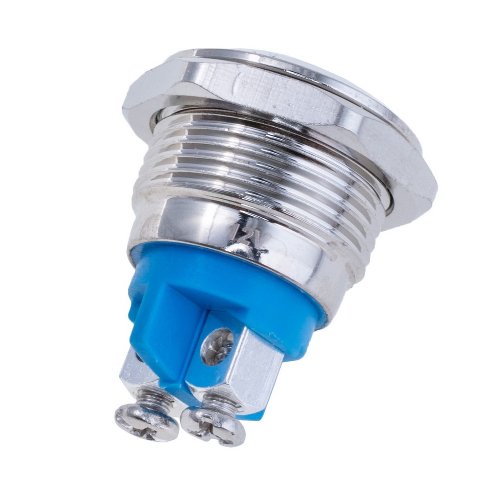 Індикаторна лампа 16 mm із червоним підсвічуванням IP67, 12V, GQ16AS-D-3 12V RED Індикаторна лампа 16 mm із червоним підсвічуванням IP67, 12V, GQ16AS-D-3 12V RED