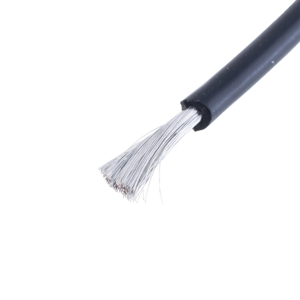 Силіконовий провід 17AWG (1.05mm²-210/0.08TS) чорний