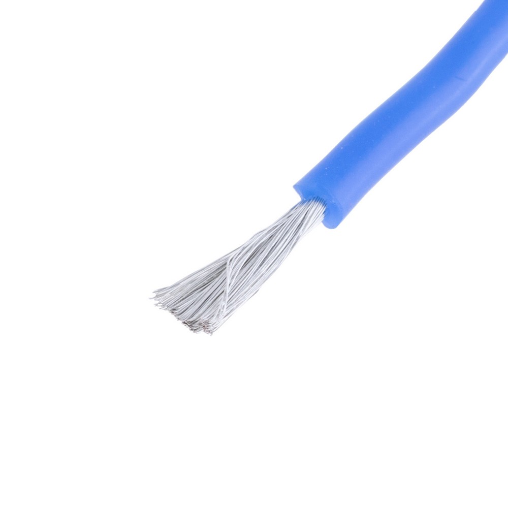 Силіконовий провід 17AWG (1.05mm²-210/0.08TS) синій