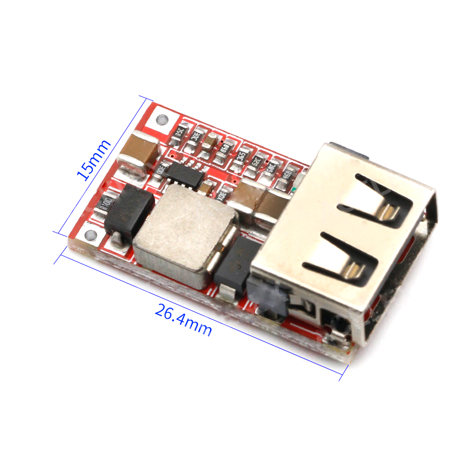 Знижувальний DC-DC USB перетворювач 6-24V на 5V 3A (DC-DC step down USB 5V/3A)