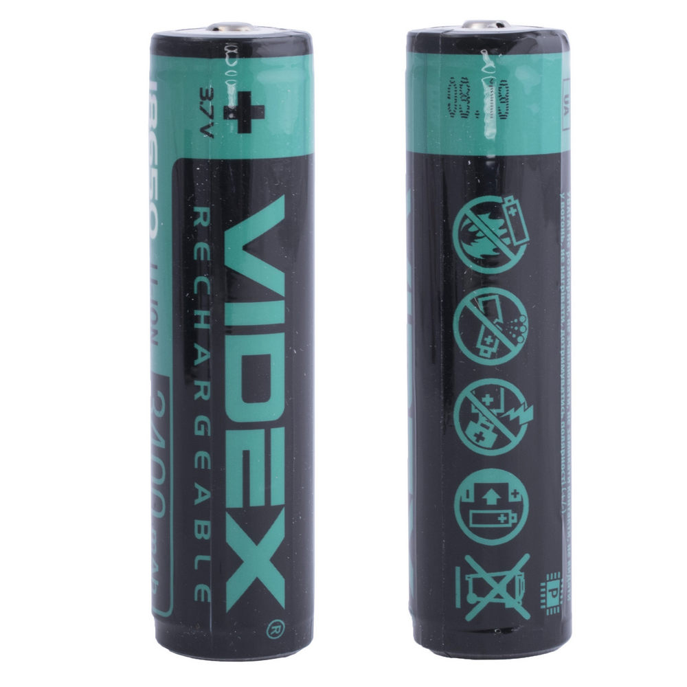 Акумулятор 18650 3,7V 3400mAh, VIDEX + PCB