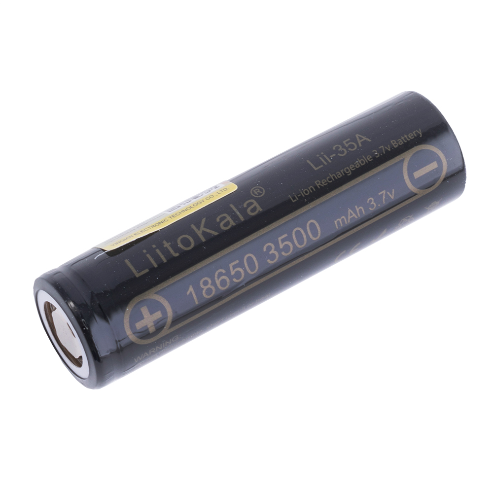 Акумулятор 18650 Lii-35A 3.7V 3500mAh LiitoKala. Уцінка: порвана упаковка