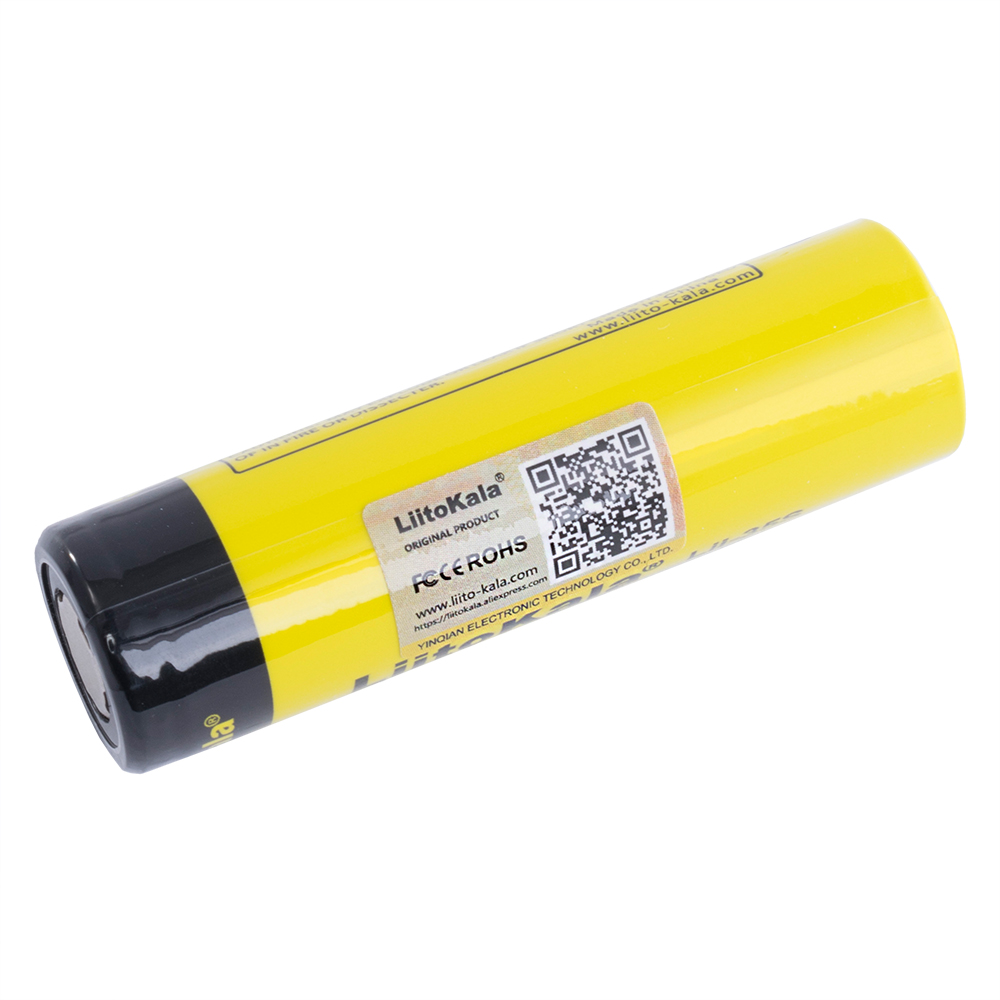 Li-Ion 3500mAh, 3,7V, 18650 LiitoKala літій-іонний акумулятор Lii-35S