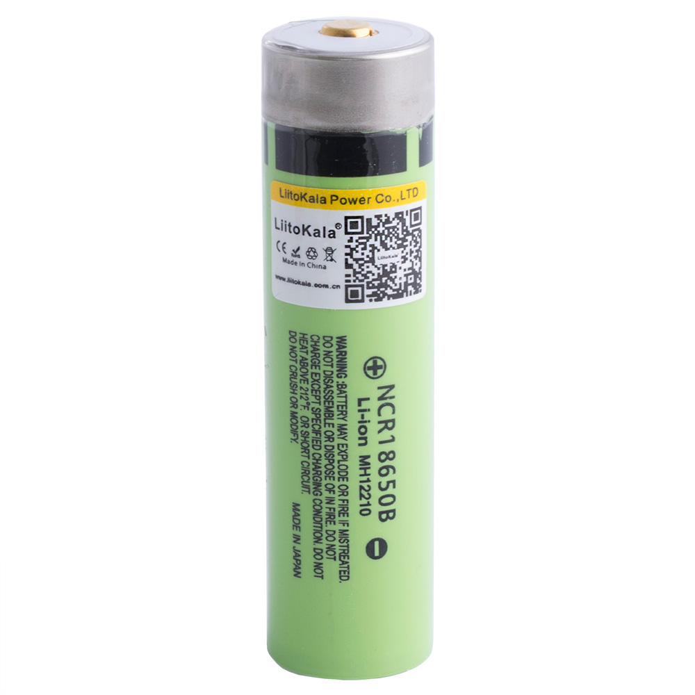 Li-Ion 3400mAh, 3,7V, 18650 LiitoKala літій-іонний акумулятор USB-34B+ PCB