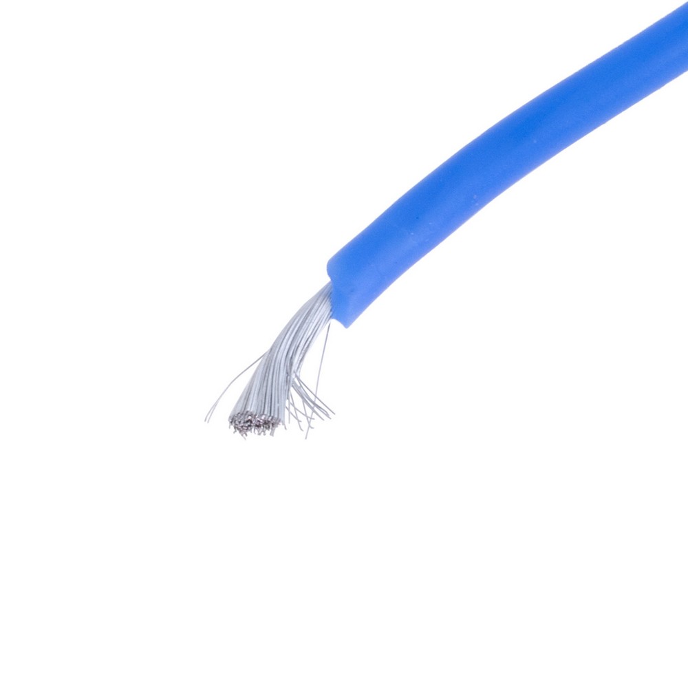Силіконовий провід 18AWG (0.75mm² 150/0.08TS) синій