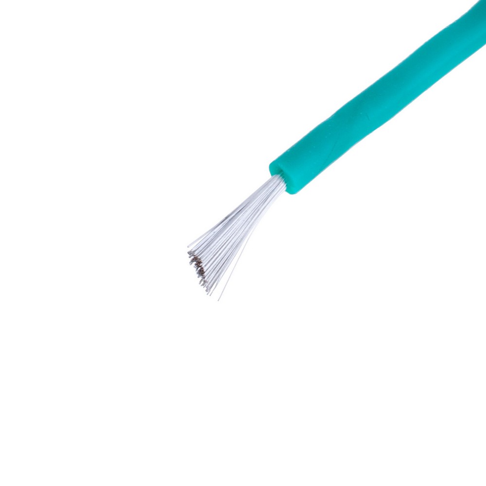 Силіконовий провід 18AWG (0.75mm² 150/0.08TS) зелений Силіконовий провід 18AWG (0.75mm² 150/0.08TS) зелений