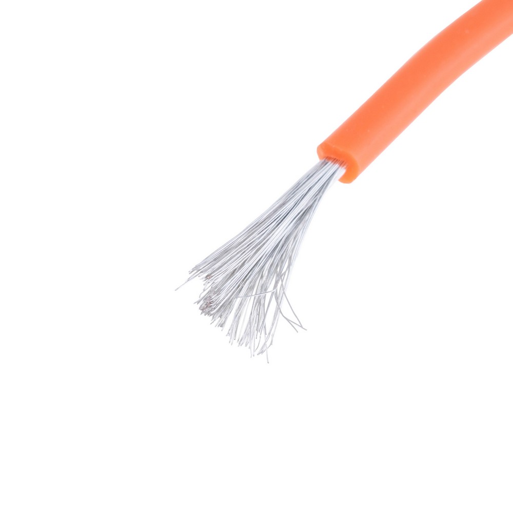 Силіконовий провід 18AWG (0.75mm²-150/0.08TS) помаранчевий