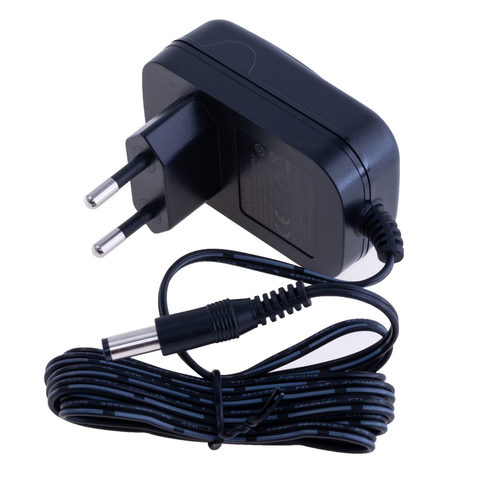 Блок живлення з вилкою 18W 9V, роз'єм:2.1x5.5 mm, PA018VP-090200E-15A1
