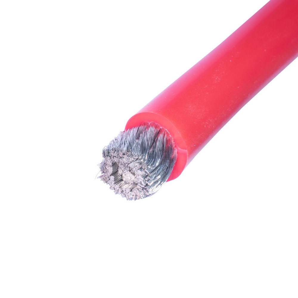 Силіконовий провід 1AWG (50mm²10000/0.08TS) червоний Силіконовий провід 1AWG (50mm²10000/0.08TS) червоний