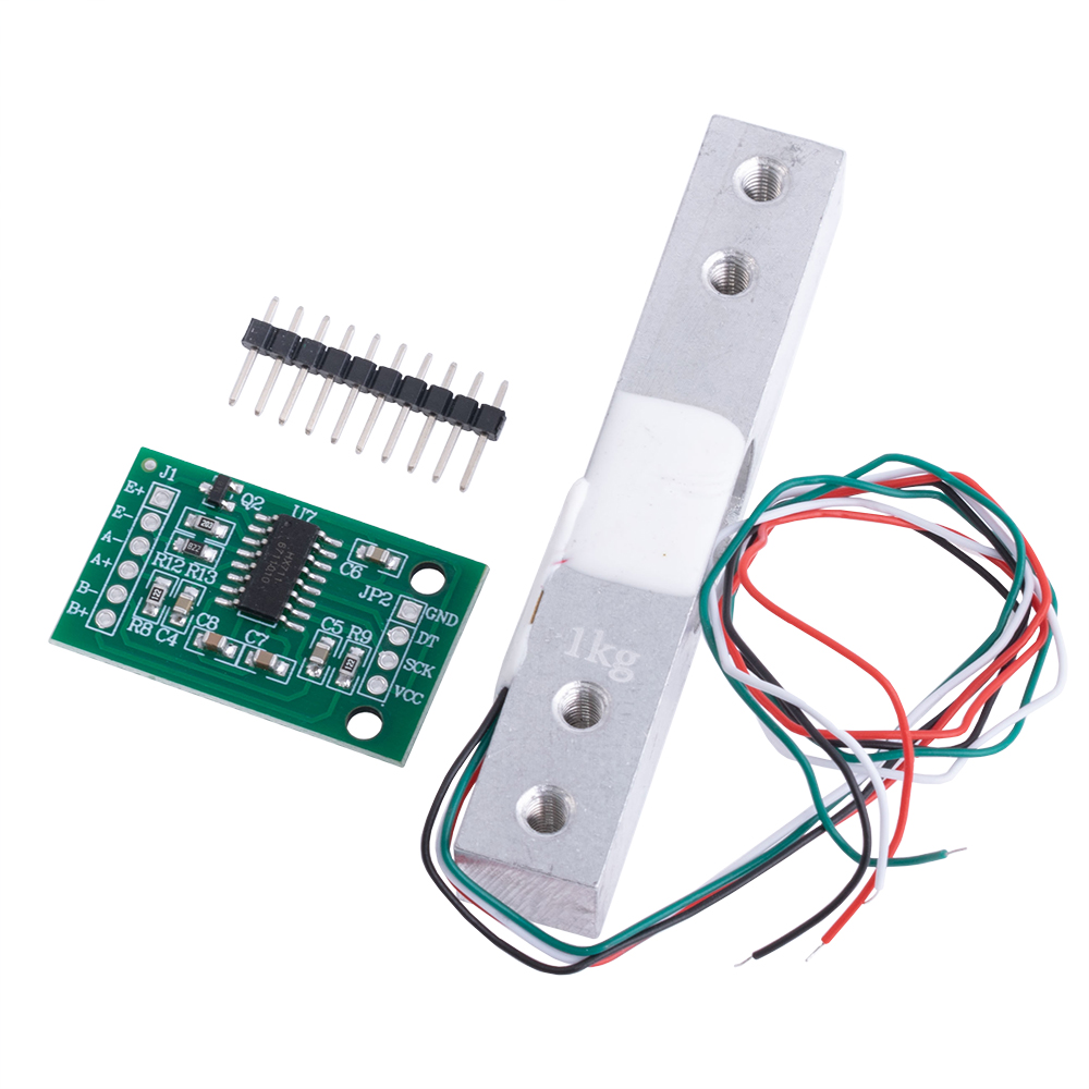 Тензометричний датчик 1кг + HX711 модуль