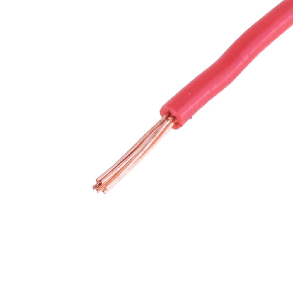 Провід багатожильний 1mm² (18AWG, 7xD0.43mm) червоний Провід багатожильний 1mm² (18AWG, 7xD0.43mm) червоний