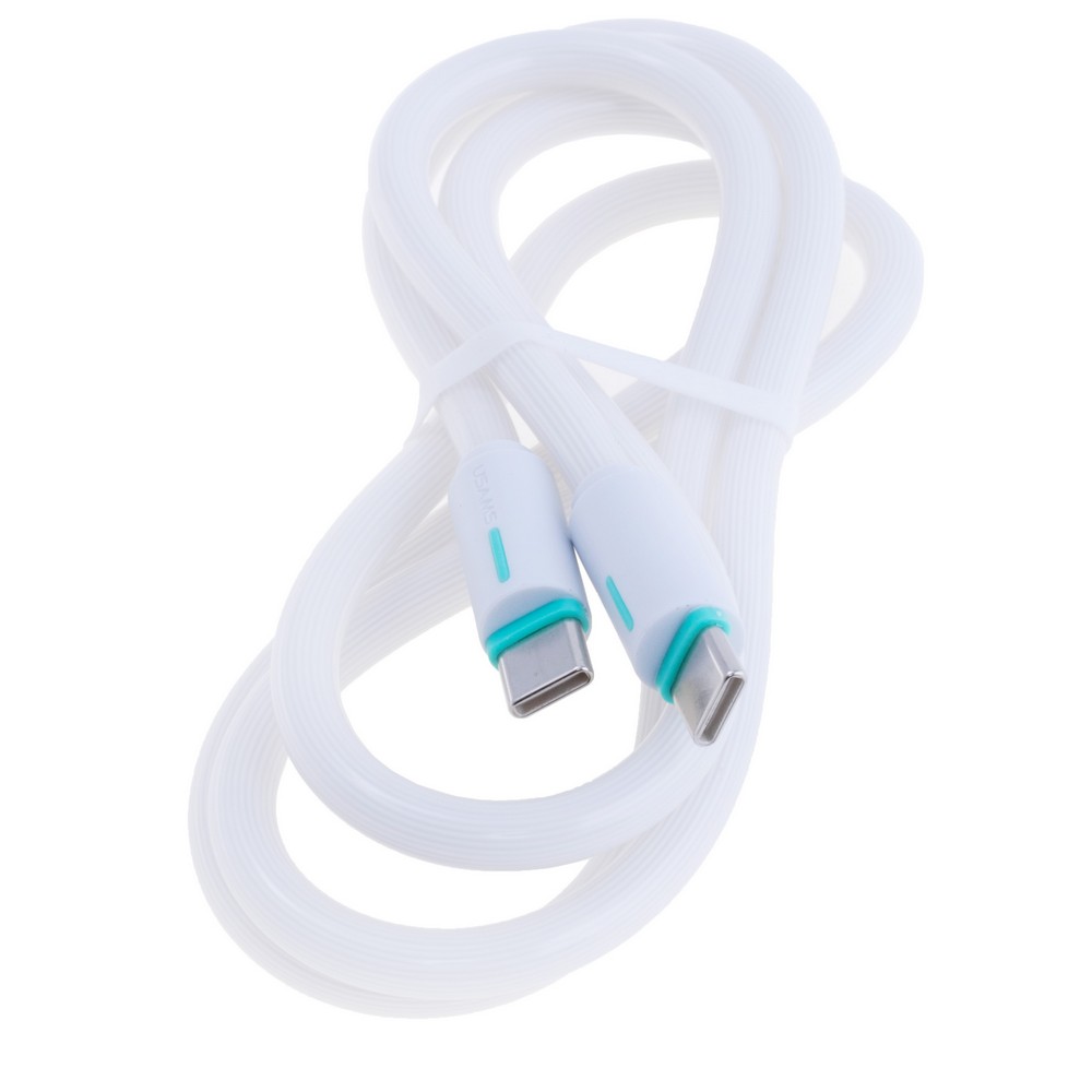 SJ734 60W Type-C To Type-C Bicolor Charging & Data Cable --YR Series 1m (SJ734USB02 White – USAMS)