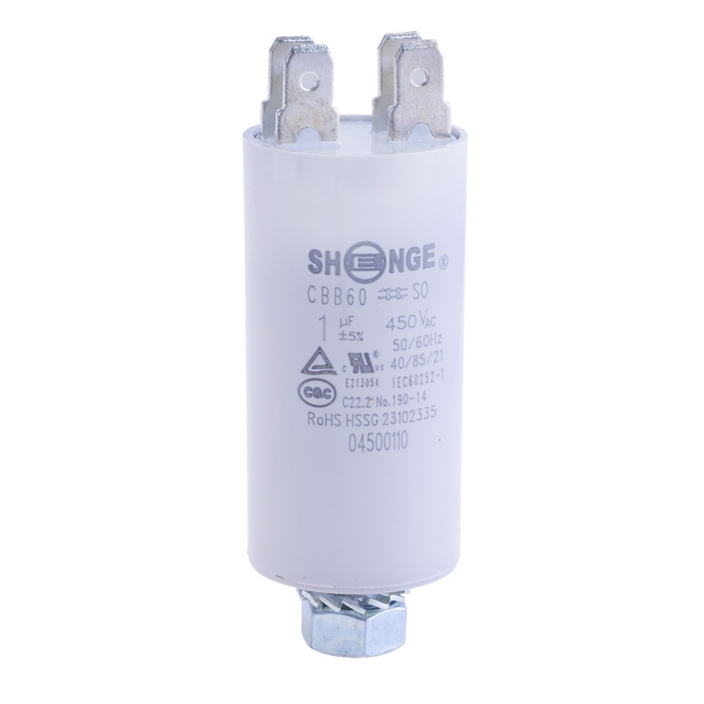 1uF 450VAC ±5% O28x55mm, 04500110, конденсатор пусковий