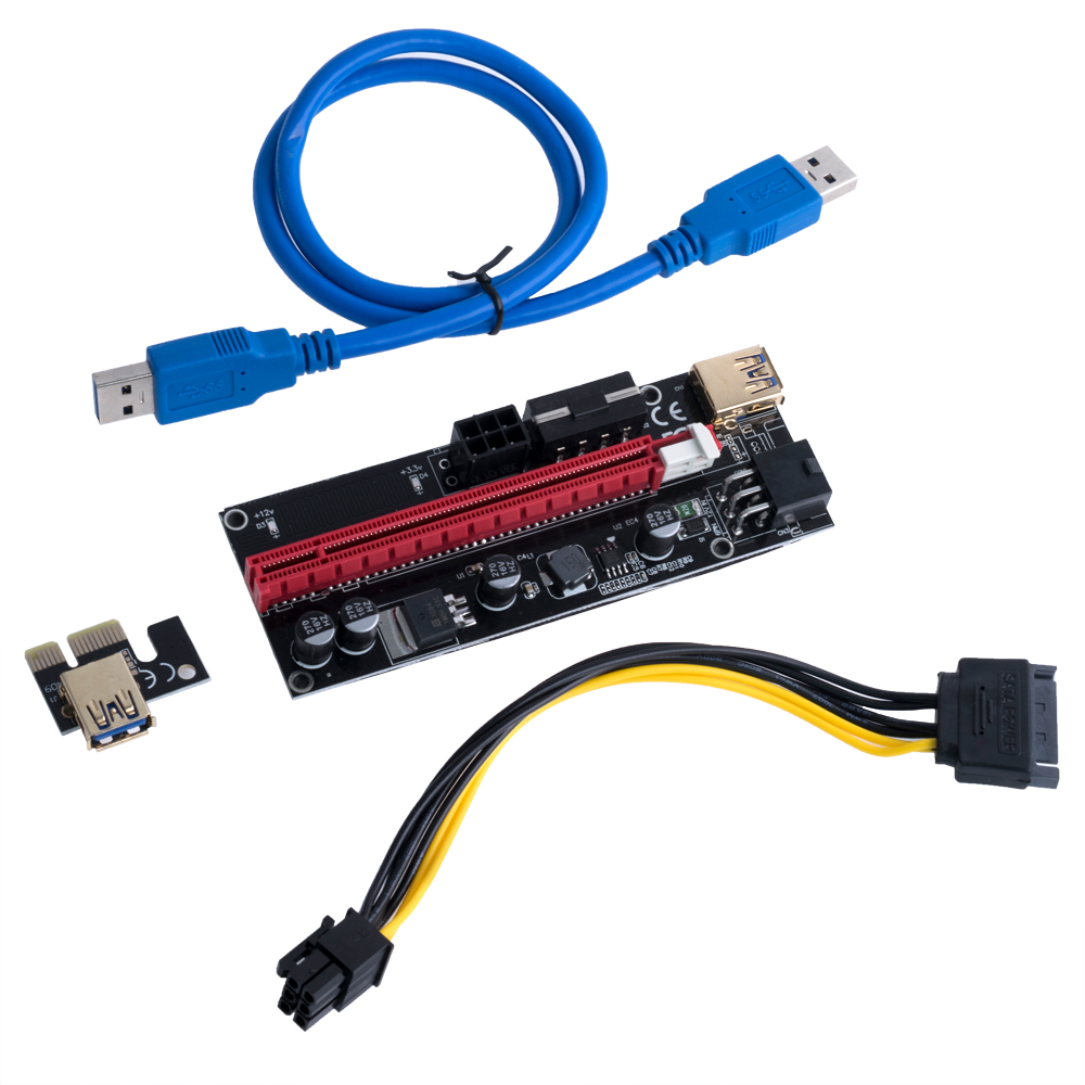 Райзер 1x to 16x PCI Express (Ver 009)