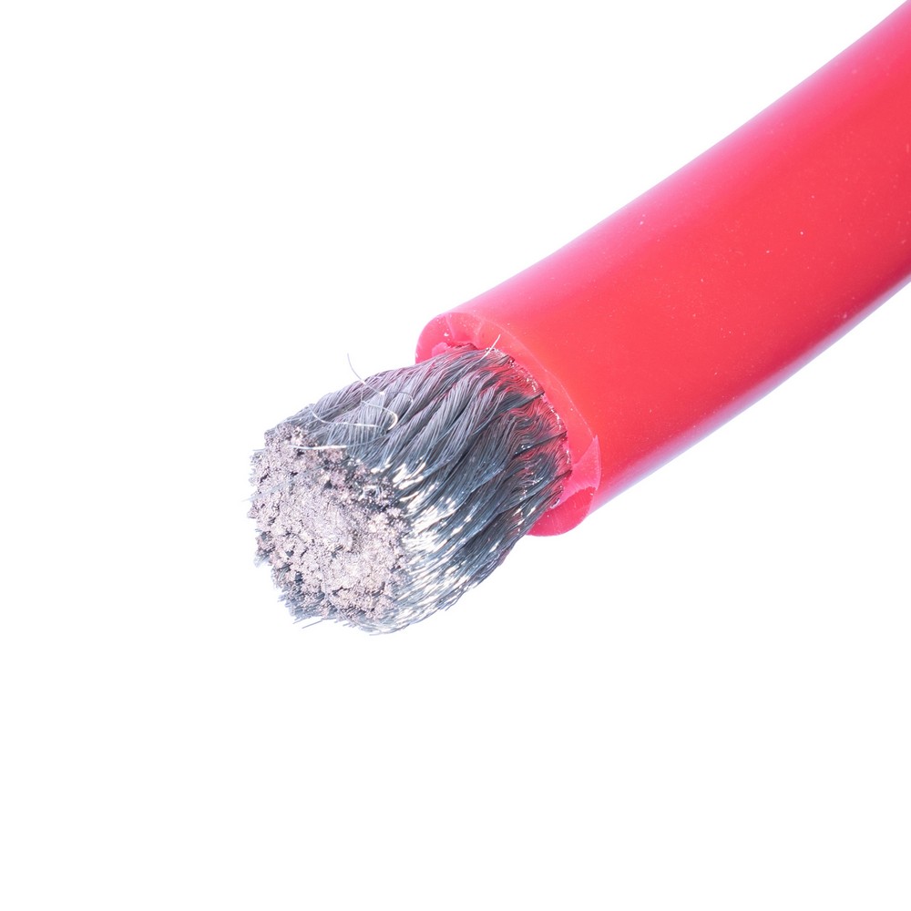 Силіконовий провід 2/0AWG (75mm²15000/0.08TS) червоний Силіконовий провід 2/0AWG (75mm²15000/0.08TS) червоний