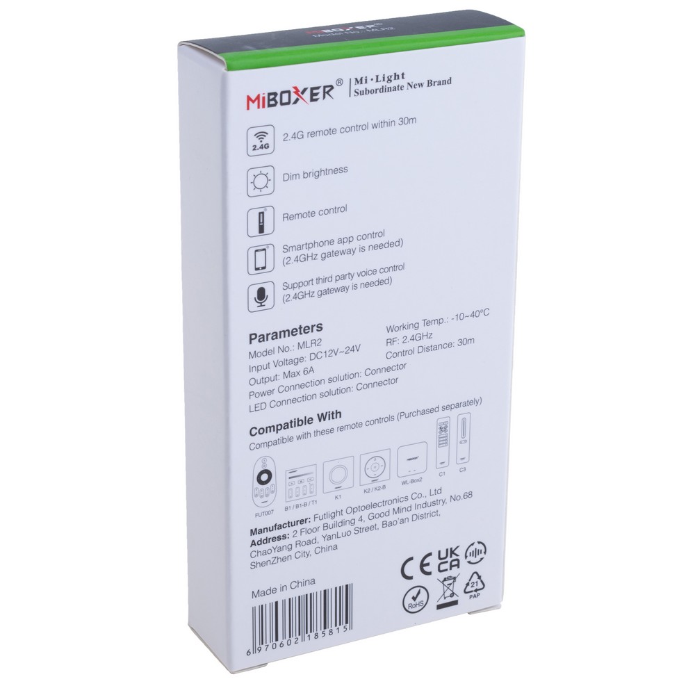 Контролер світлодіодних стрічок 2.4GHz, MLR2