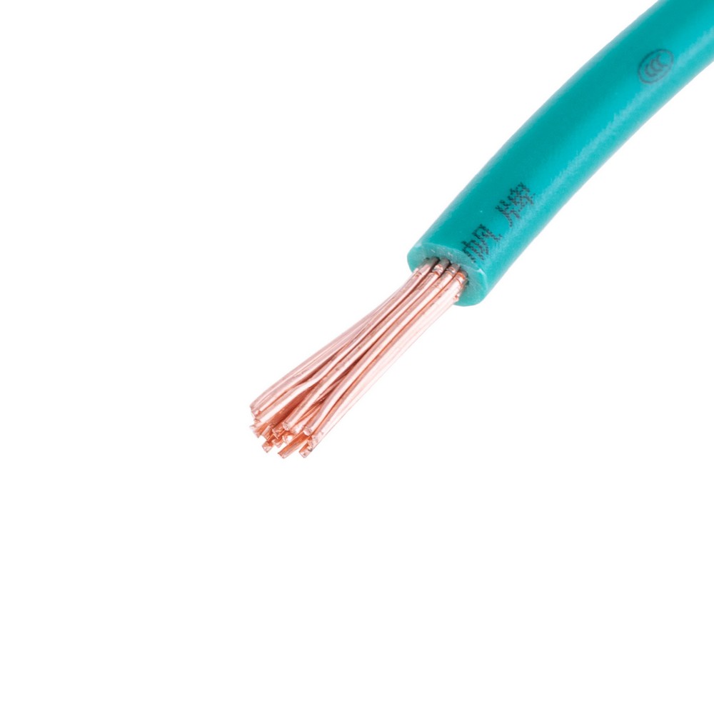 Провід багатожильний 2.5mm² (14AWG, 19xD0.41mm) зелений
