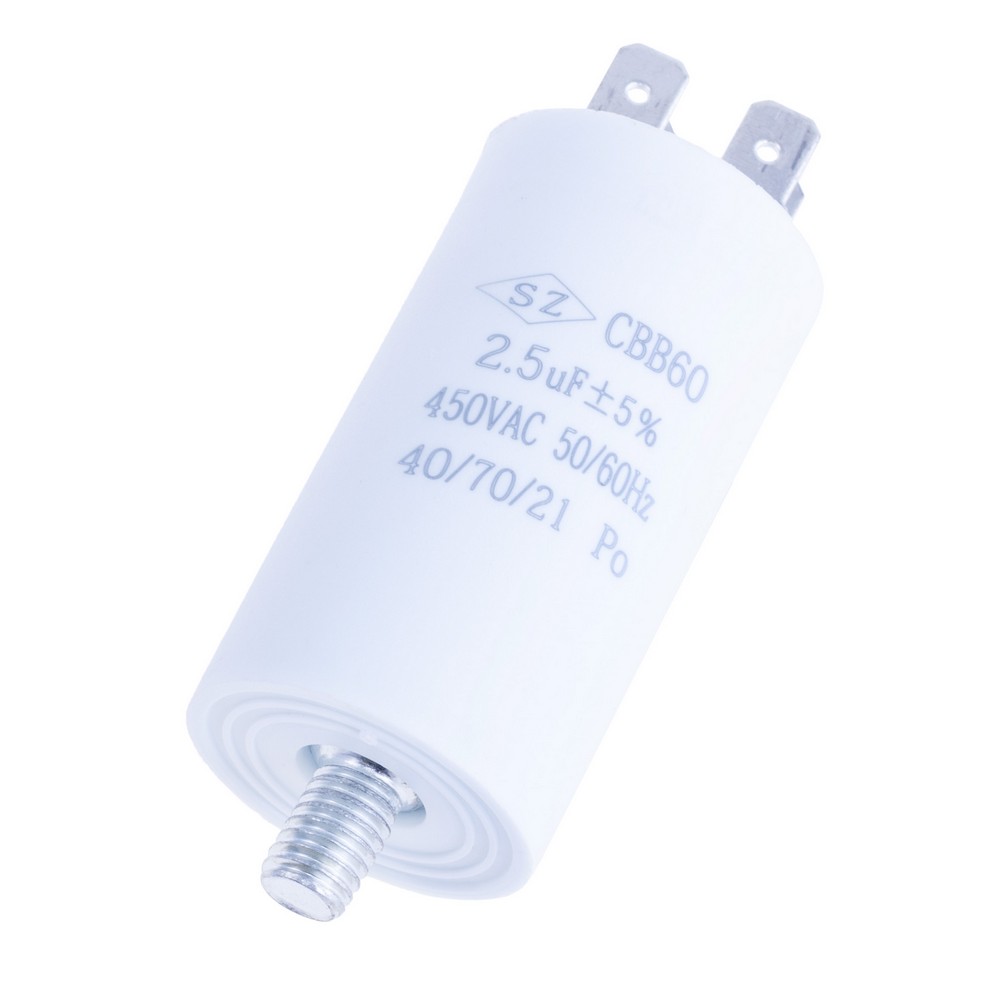 Конденсатор пусковий 2,5uF 450VAC ±5% 30*57mm SZ