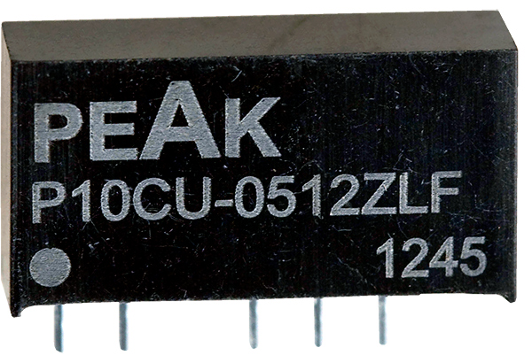 DC/DC перетворювач 2W, Peak P10CU-0512ZLF DC/DC перетворювач 2W, Peak P10CU-0512ZLF