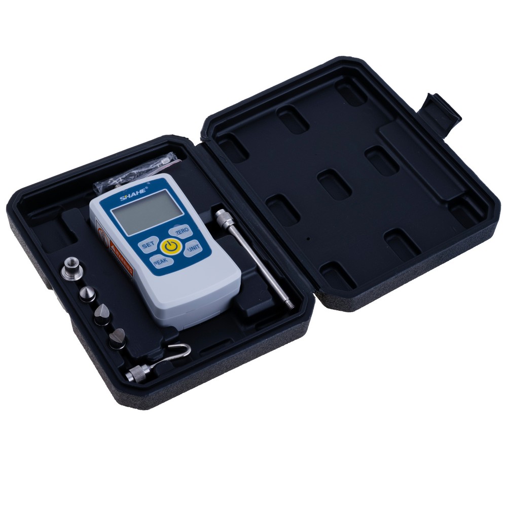 Портативний цифровий динамометр 200N для вимірювання зусилля на розтяг  та натиск