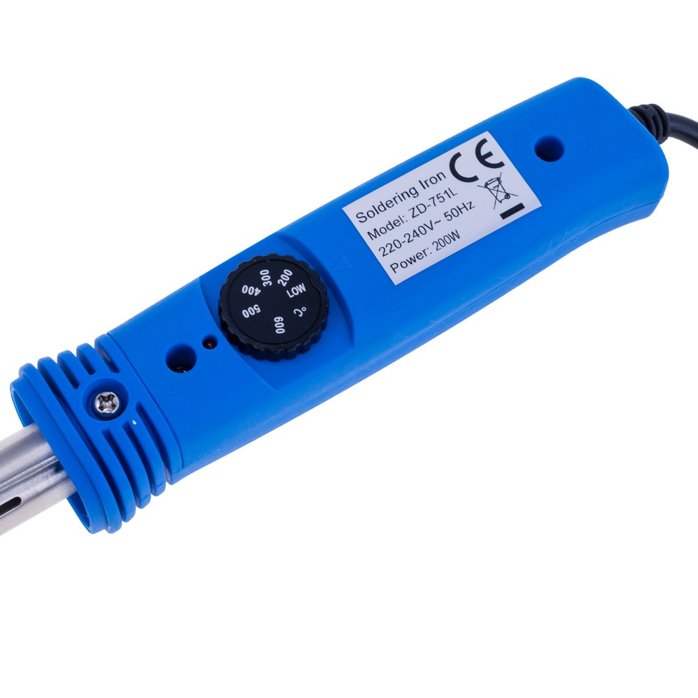 Паяльник потужний 200W, ZD-751L 200W