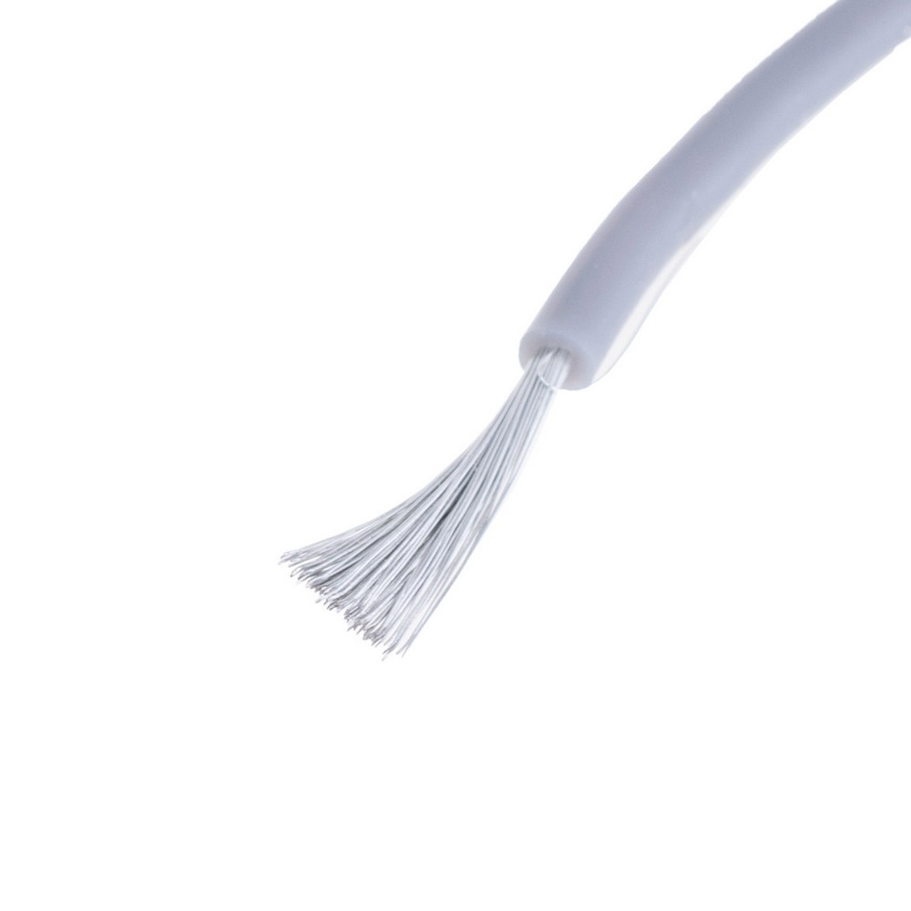 Силіконовий провід 20AWG (0.5mm²-100/0.08TS) сірий
