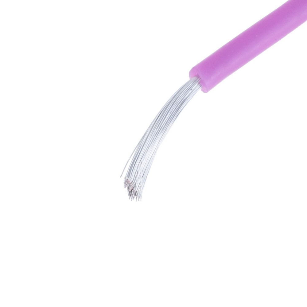 Силіконовий провід 20AWG (0.5mm²-100/0.08TS) фіолетовий