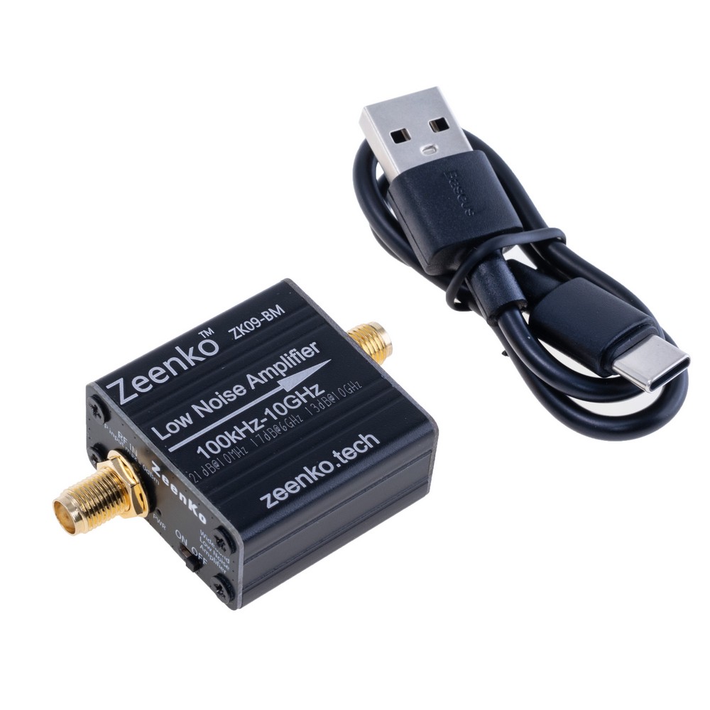 Підсилювач 20dB 100kHz-10GHz LNA (ZK09-BM – Zeenko) Підсилювач 20dB 100kHz-10GHz LNA (ZK09-BM – Zeenko)