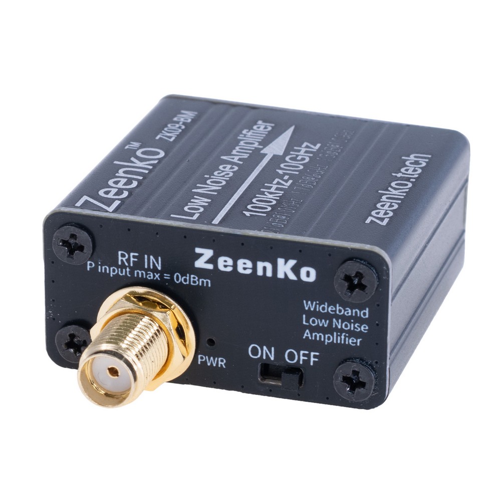 Підсилювач 20dB 100kHz-10GHz LNA (ZK09-BM – Zeenko)