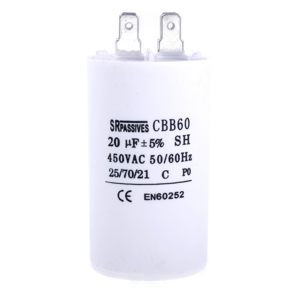 20uF 450V Ø40x70mm; -25÷70°C; ±5%; 3000h (CBB60A-20/450)