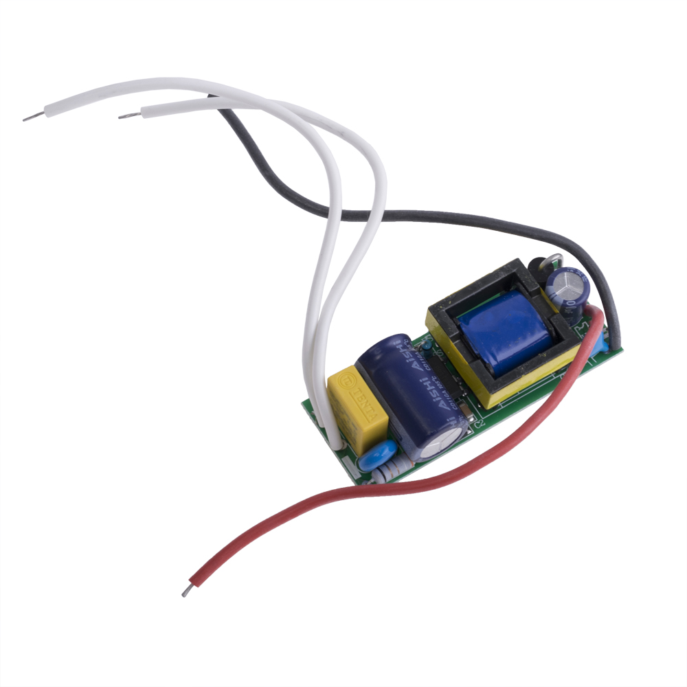 Драйвер для світлодіодів 20W без корпуса, 600mA ±5% @ DC 24-36V, AC 85-265V, 60x23x16mm