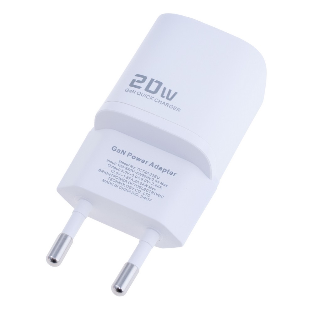 Зарядний пристрій 20W, TCT20-XRHYB02 White Зарядний пристрій 20W, TCT20-XRHYB02 White