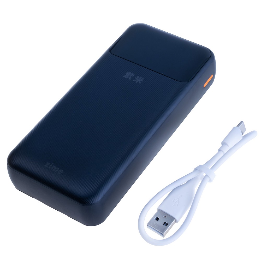 Power Bank 20000mAh 74Wh (11600mAh @ 5V/2A) 22.5W max Black (B225W2Cable-2W – zime)
