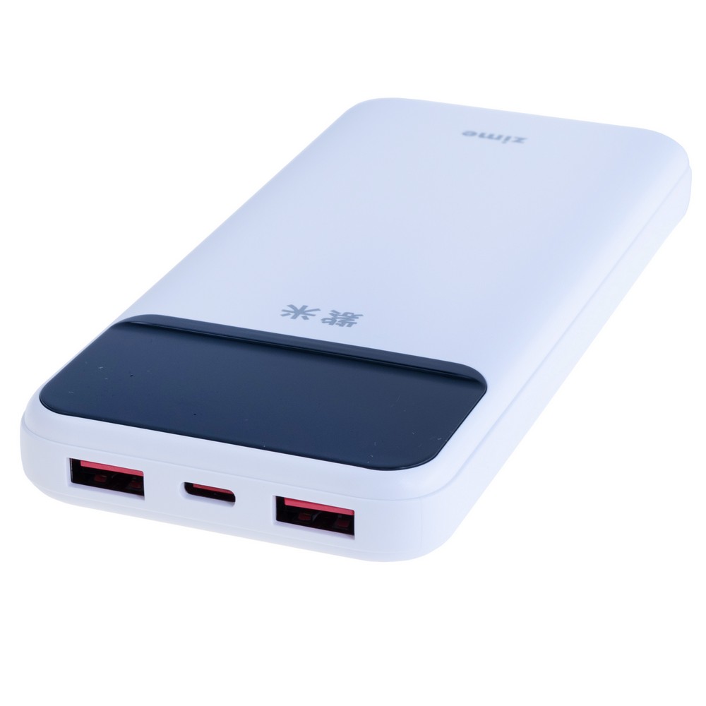 Power Bank 10000mAh 37Wh (6000mAh @ 5V/2A) 22.5W max White (B225W2A1C-1W – zime)
