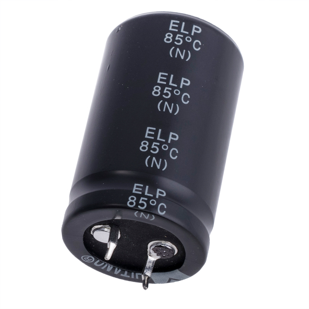 2200uF 100V ELP 25x40mm (ELP222M2ABB-Hitano) (електролітичний конденсатор)