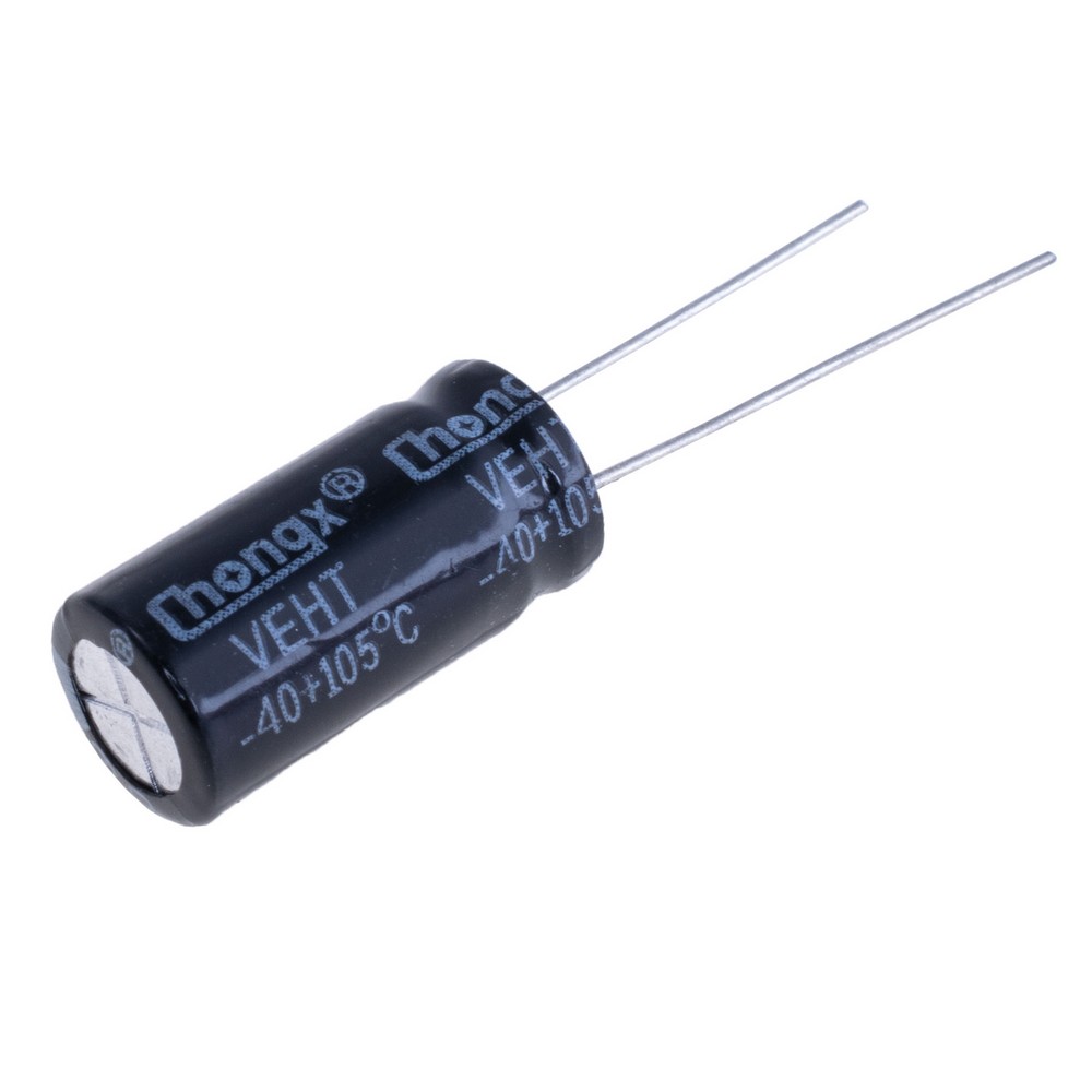 2200uF 16V 10x20mm (Chongx) (електролітичний конденсатор)