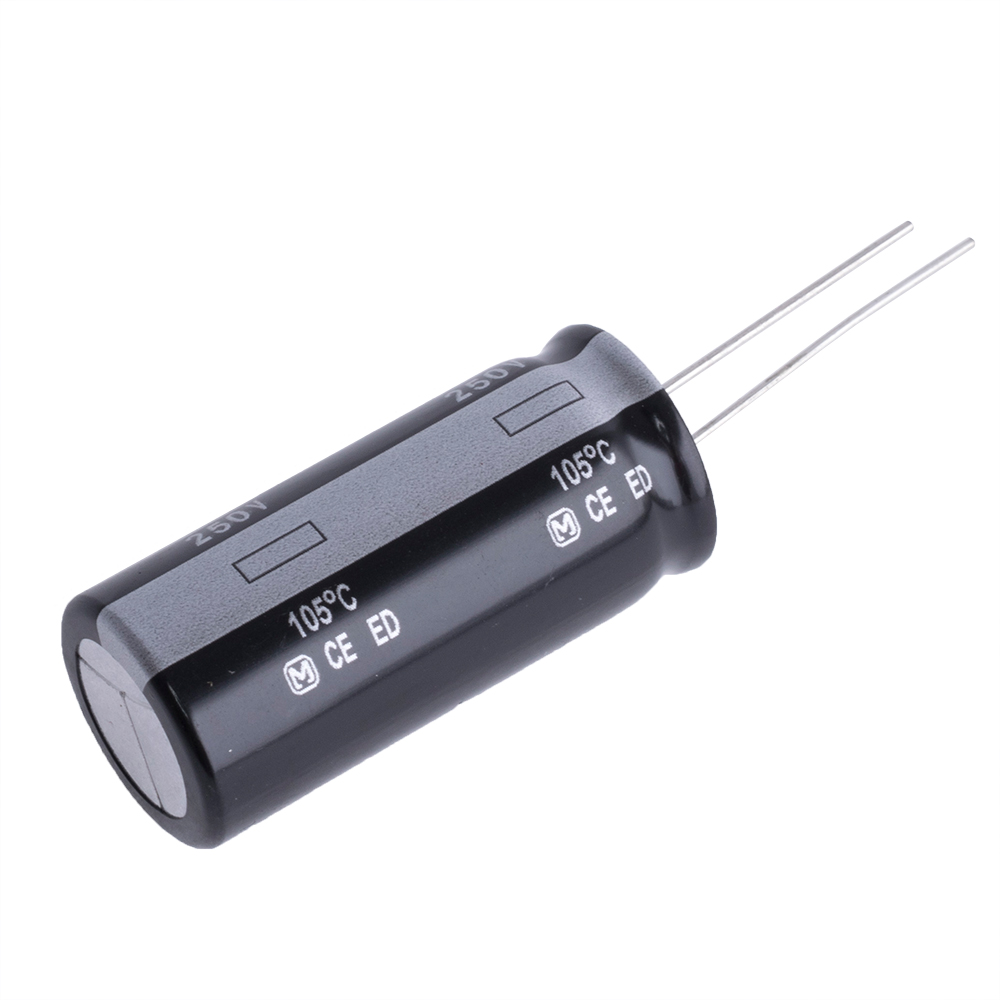 220uF 250V ED 18x40mm (EEUED2E221-Panasonic) (електролітичний конденсатор)