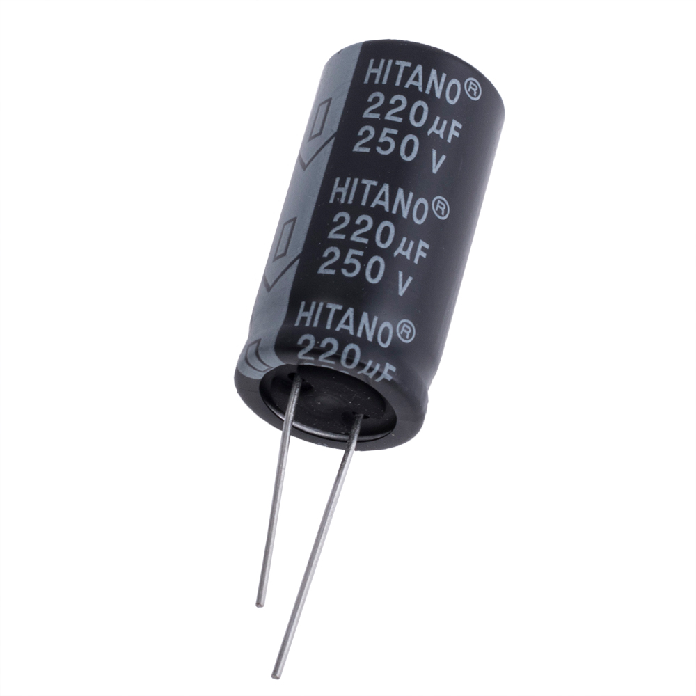 220uF 250V EHR 18x36mm (EHR221M2EBA-Hitano) (електролітичний конденсатор)