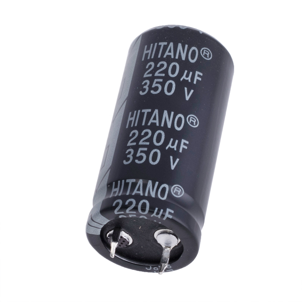 220uF 350V ELP 22x45mm (ELP221M2VBA-Hitano) (електролітичний конденсатор)