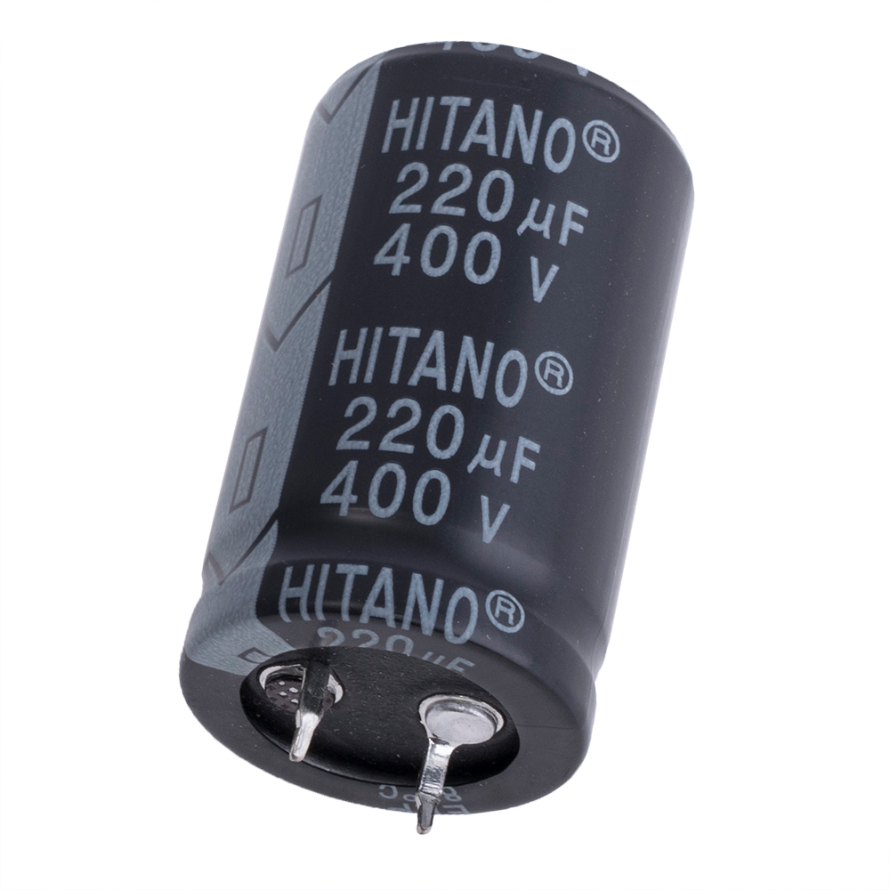 220uF 400V ELP 25x40mm (ELP221M2GBB-Hitano) (електролітичний конденсатор)