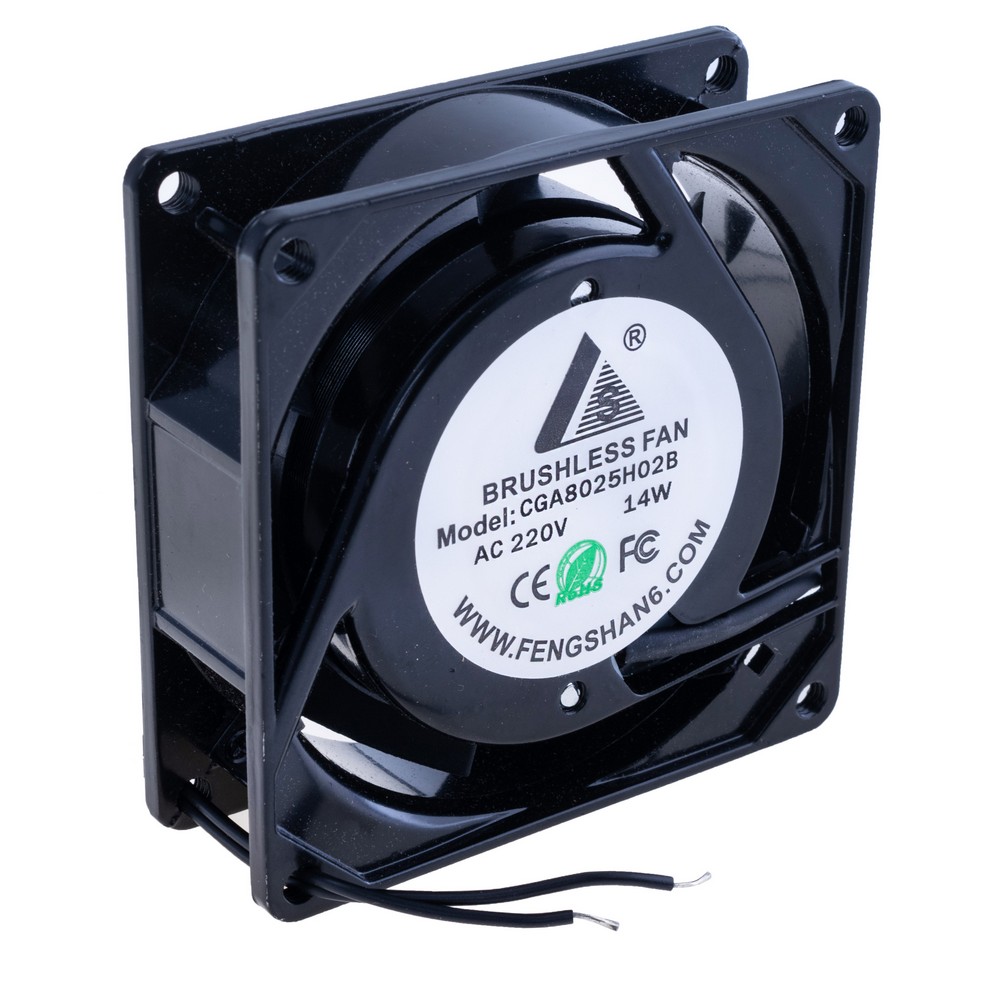 Вентилятор 80x80x25, 220VAC, CGA8025H02B-A CGFAN
