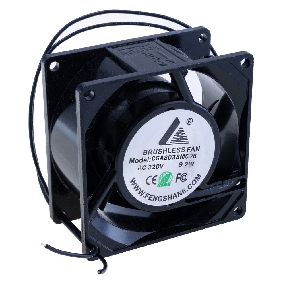 Вентилятор 80x80x38, 220VAC, CGA8038M02B-A CGFAN