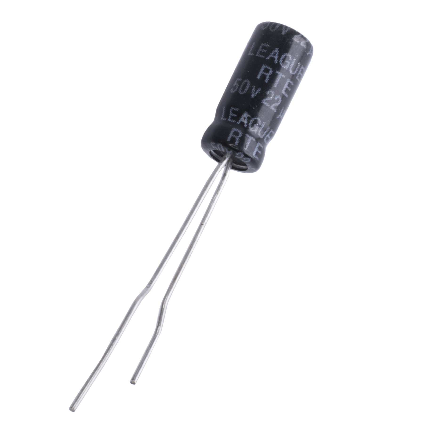 22uF 50V RTE 5x11mm (low esr) (RTE1H220M0511F-LEAGUER) (електролітичний конденсатор низькоімпедансний)