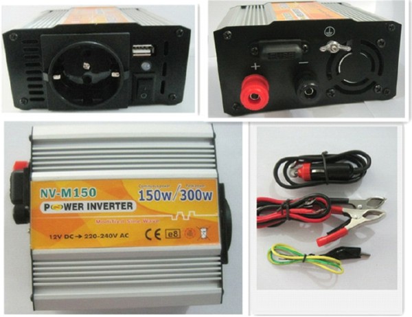 Інвертор NV-M 150Вт 12В-220В, модифікований синус Інвертор NV-M 150Вт 12В-220В, модифікований синус
