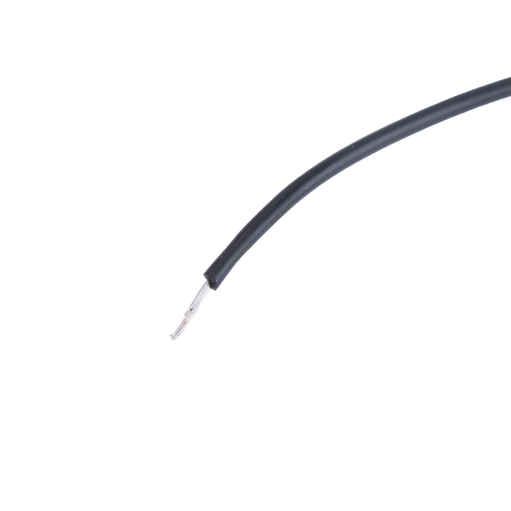 Силіконовий провід 24AWG (0.2mm²40/0.08TS) чорний