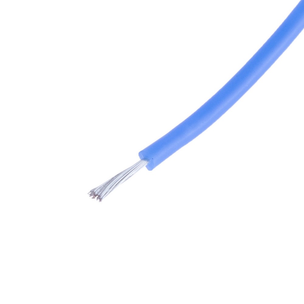 Силіконовий провід 24AWG (0.2mm² 40/0.08TS) синій Силіконовий провід 24AWG (0.2mm² 40/0.08TS) синій