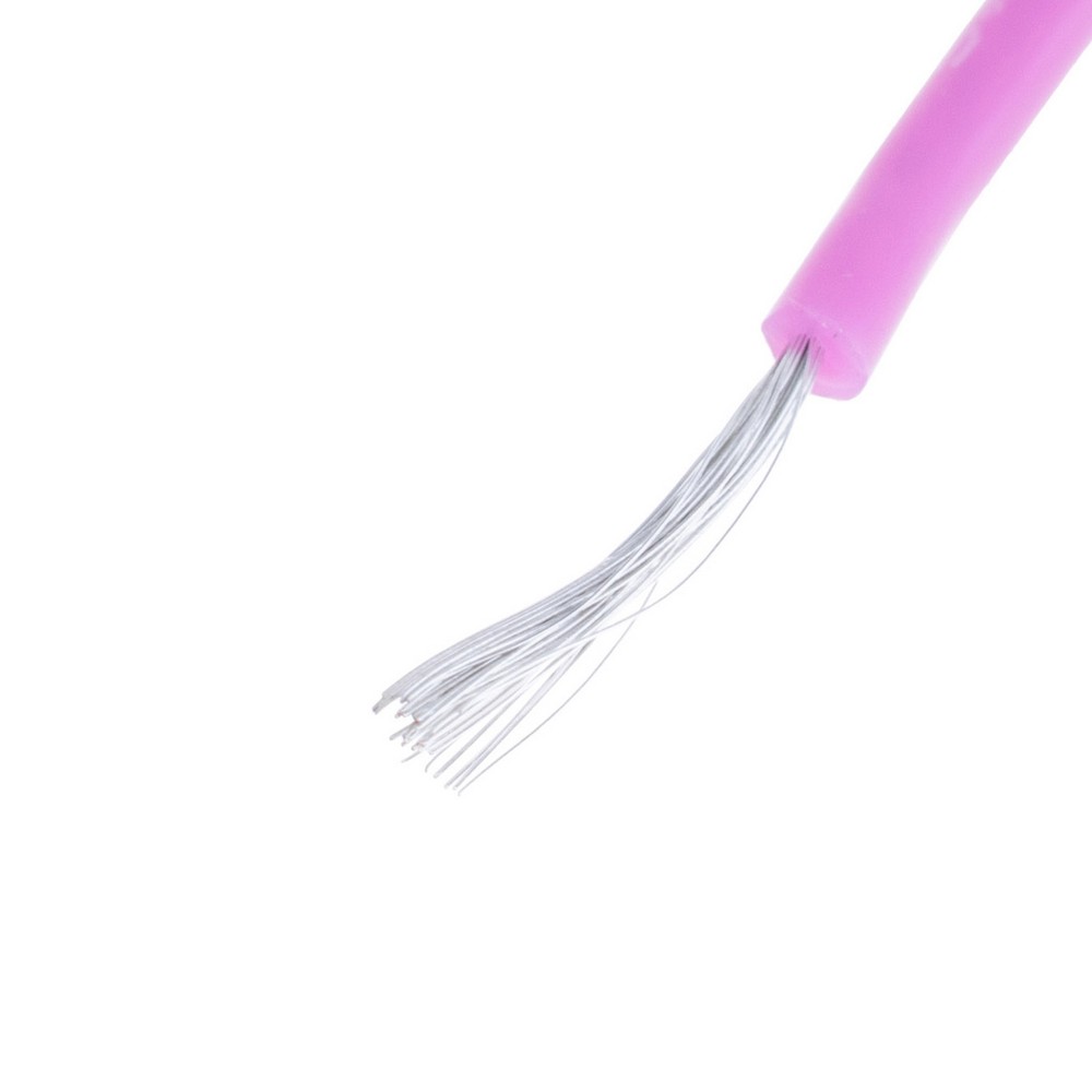 Силіконовий провід 24AWG (0.2mm²-40/0.08TS) фіолетовий